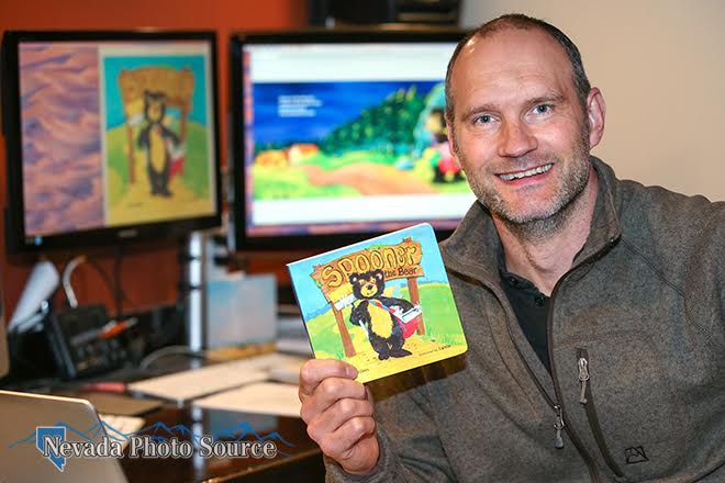 Children's author Jake Willers will feature"Spooner the Bear" at book reading Saturday. Cathleen Allison, Nevada Photo Source