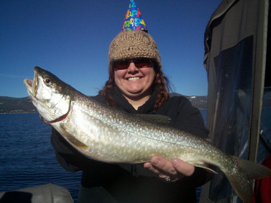 Deanna Ness caught this fish at Lake Tahoe.