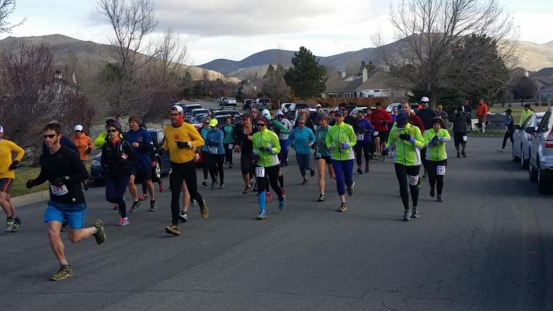 Runners participate in the 7th Annual Be Bold, Run in the Cold Winter Trail Series presented by Ascent Runs