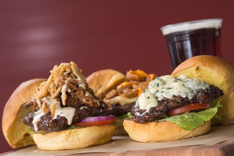 A Burgertopia burger will be on the menu at Reno Aces ballgames. Photo by David Calvert, Reno Aces