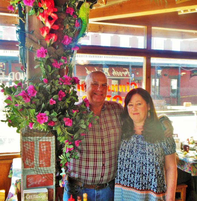 Doug and Jamesa Cramer, owners of Mom and Pop's Diner in downtown Carson City.