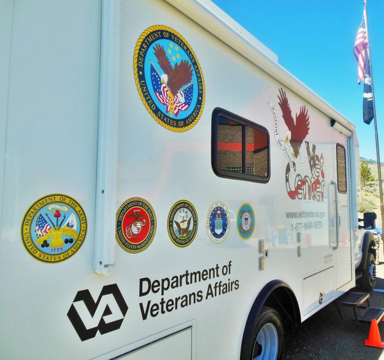 Mobile Vet Center on the Western Nevada College campus.