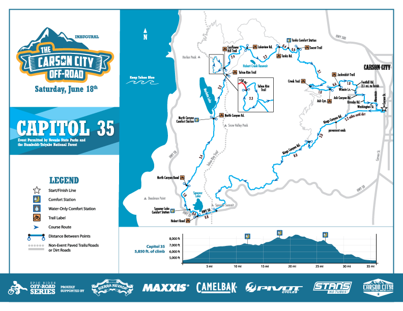 Capitol 35 Course map