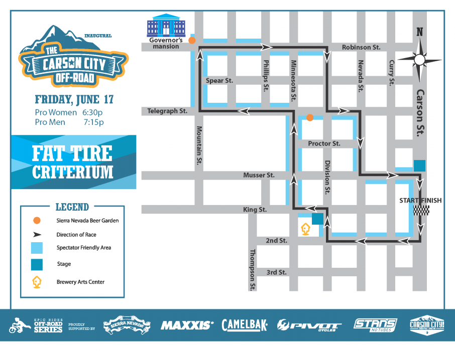 2016 Fat Tire Crit Map
