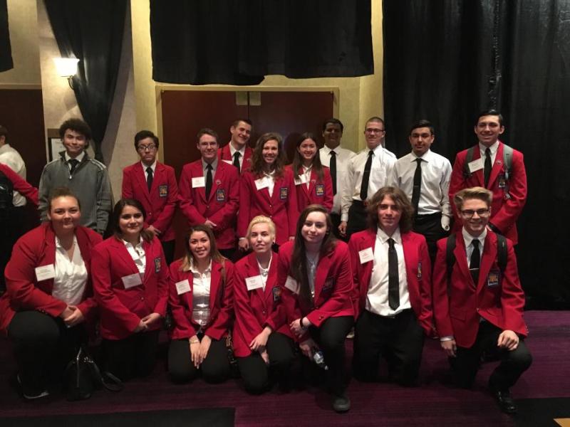Carson High School SkillsUSA Competitors.
