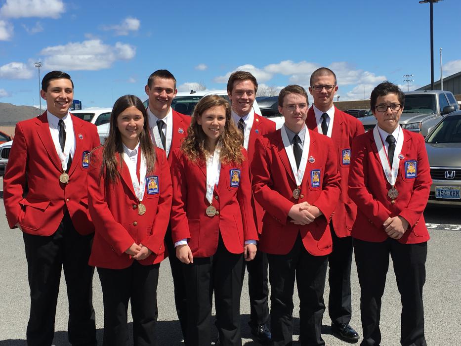 SkillsUSA Medalists from Carson High School