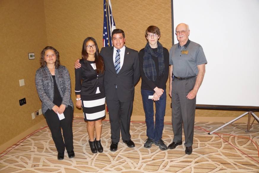 Speech and Debate with Scarlett Baeza and Sandro Figueroa.