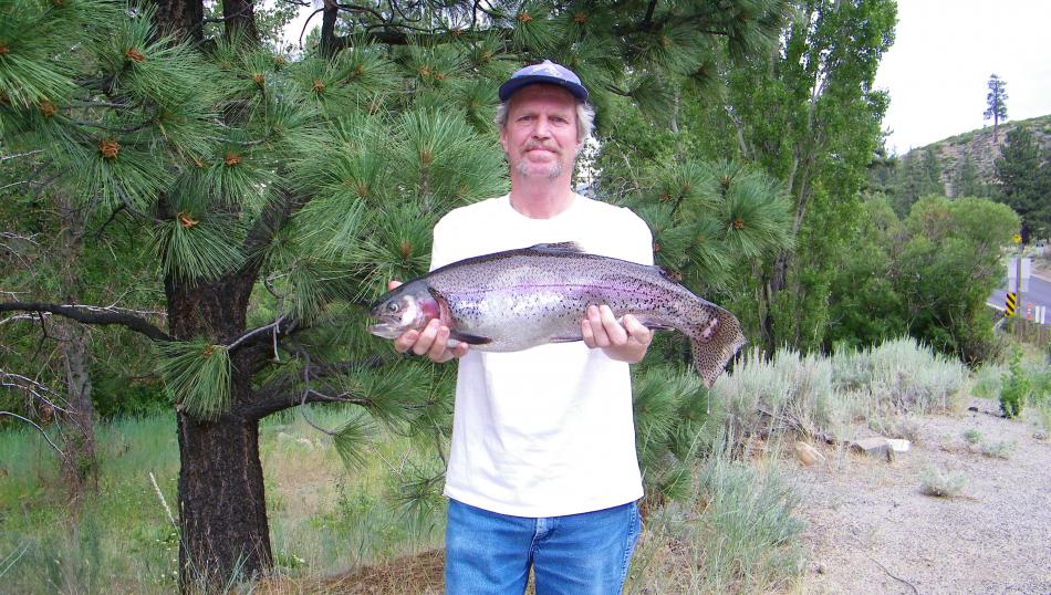 Doug 'Mac the Naw' Busey with a nice catch at last year's opener.