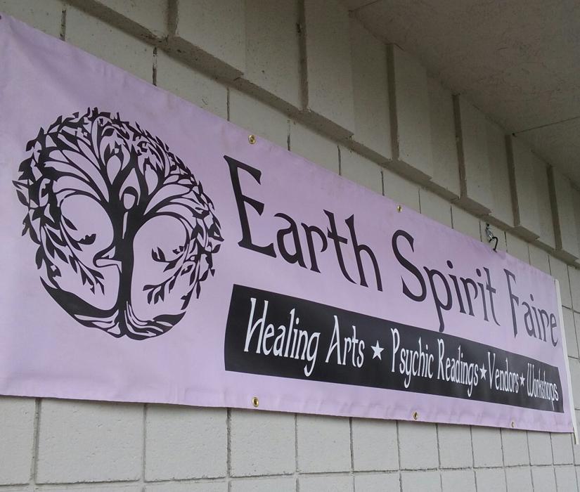 Banner outside of the Community Center gym.