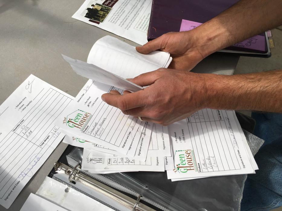 More receipts for produce deliveries from The Greenhouse Project.