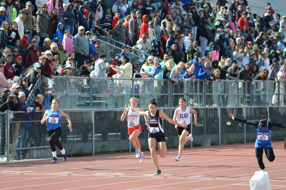 State track meet at Carson High School. Photo by Brett Fisher