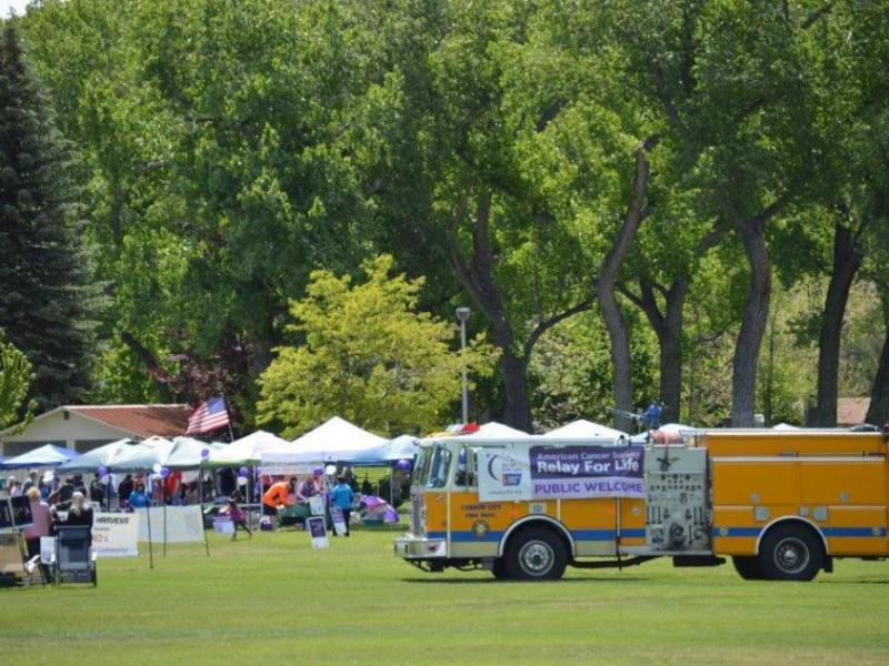 Saturday afternoon activities at Mills Park in Carson City. Photo by Lisa Fisher