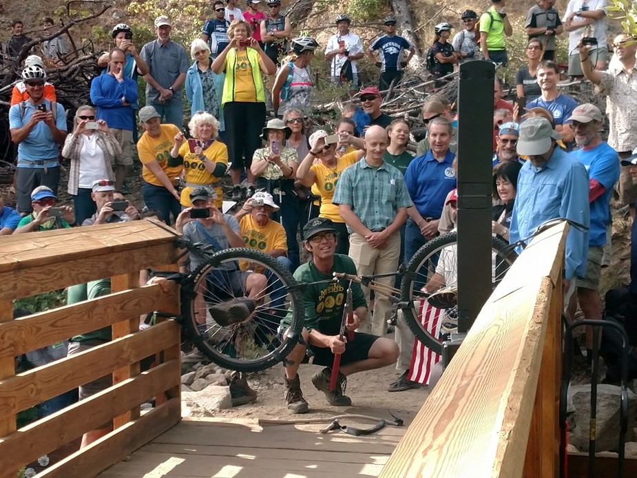 The grand opening of the Ash Canyon to Kings Canyon trail was celebrated August 29, 2015.