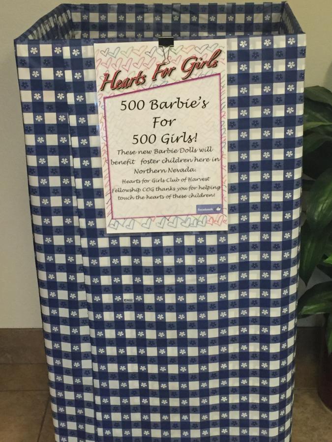 Residents can drop off a Barbie doll at any First Independent Bank Branch, including the branch in Carson City.