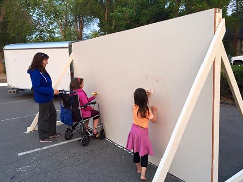 Free Art Wall at the BAC, photo courtesy BAC.
