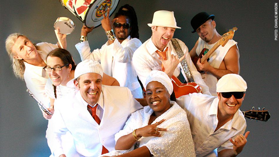Brazilian band SambaDa', photo courtesy Levitt-Amp