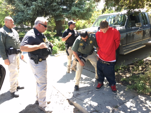 Cody Rogers-Shaw was taken into custody Thursday by Carson City Sheriff's Office investigators. Photo courtesy of CCSO