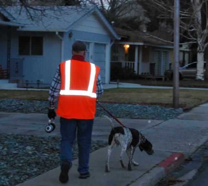 These reflective vests should be worn during the evening and early morning hours. Photo courtesy of CCSO
