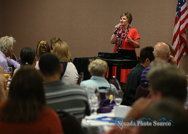 Jo McGuire, an expert on workplace drug and alcohol issues, speaks at a seminar Friday. Cathleen Allison, Nevada Photo Source