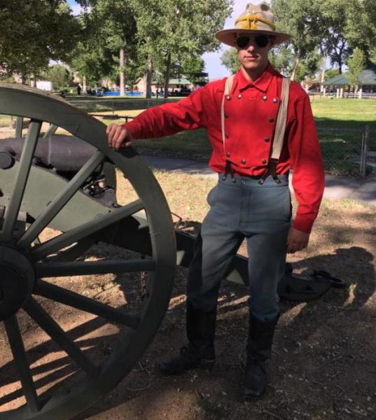 Canon demonstrations are a part of today's events at the Nevada State Fair at Mills Park.