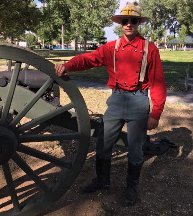 Canon demonstrations are a part of today's events at the Nevada State Fair at Mills Park.