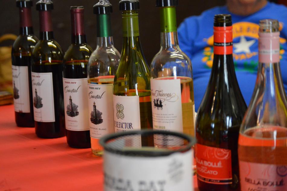 Wine selections inside the Nevada Day Store on West Telegraph Street.