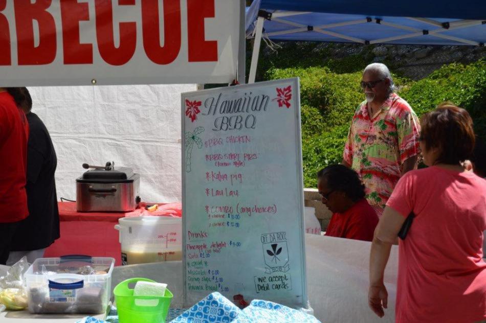 Photo by Lisa Fisher. L&L Hawaiian Barbecue menu.