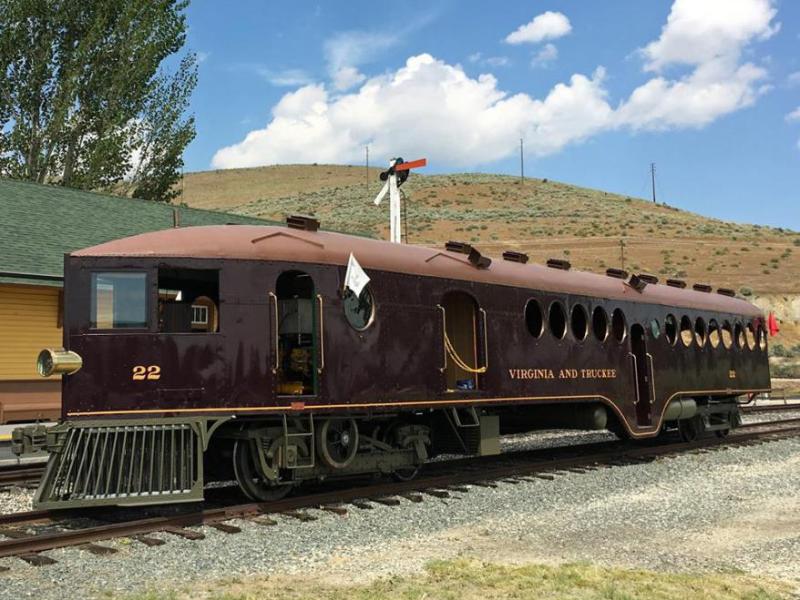 McKeen Motor Car rides are available today at the Nevada Railroad Museum in Carson City.