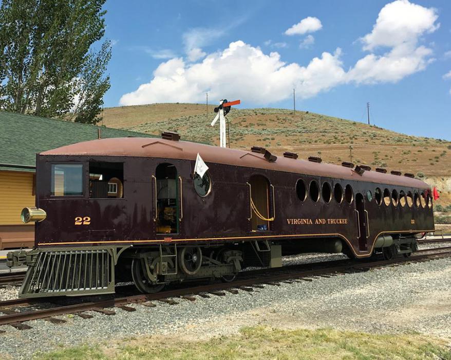 McKeen Motor Car rides are available today at the Nevada Railroad Museum in Carson City.