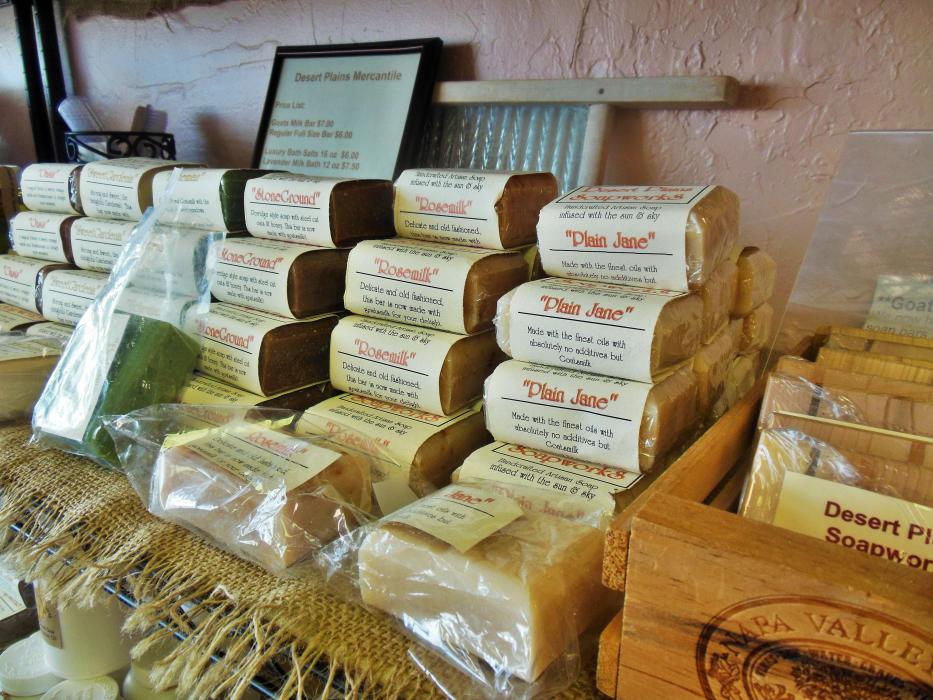 Hand-made soaps by Michelle O'Brien.