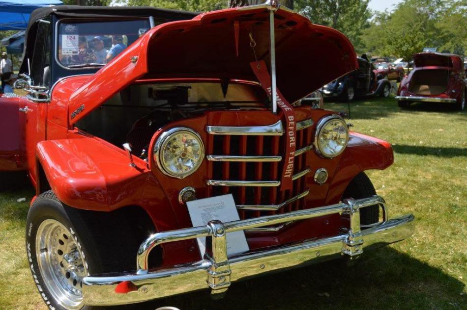 A classic Willys Jeep.