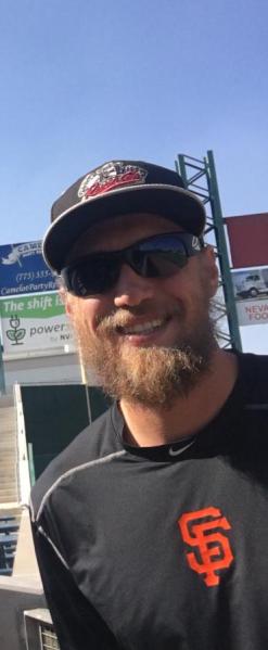 Hunter Pence has hit two home runs in two games at Greater Nevada Field