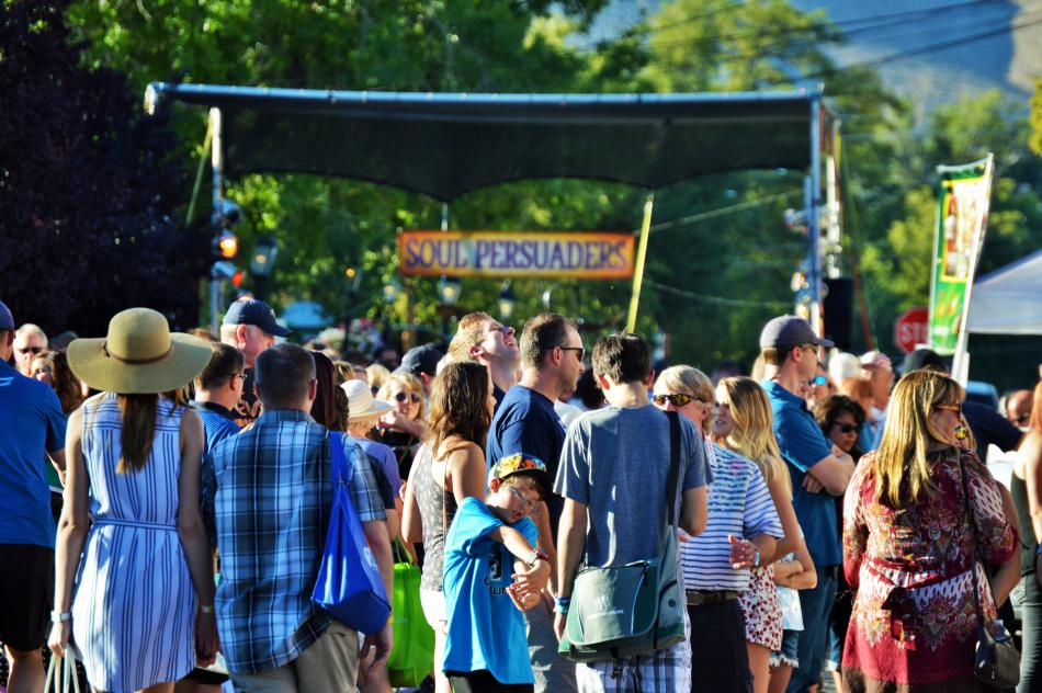 Crowds converge on downtown Carson City for the 2016 Taste of Downtown event.