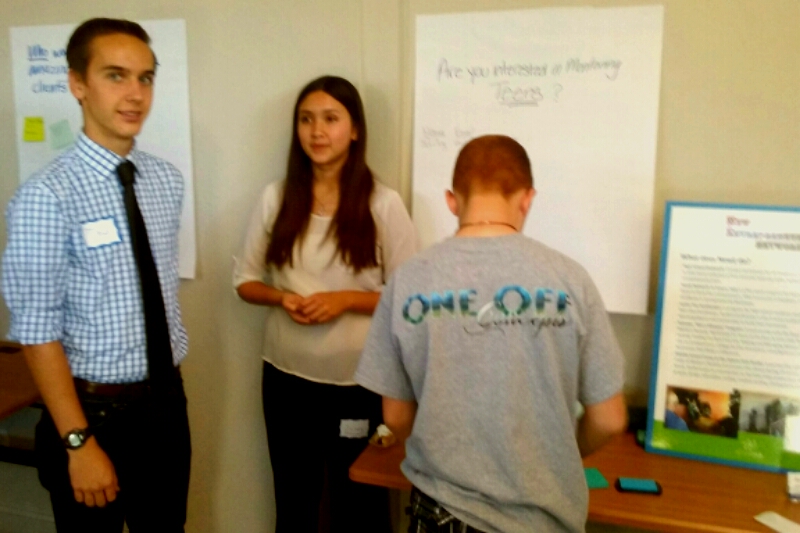 Youth members of the New Entrepreneurial Network.