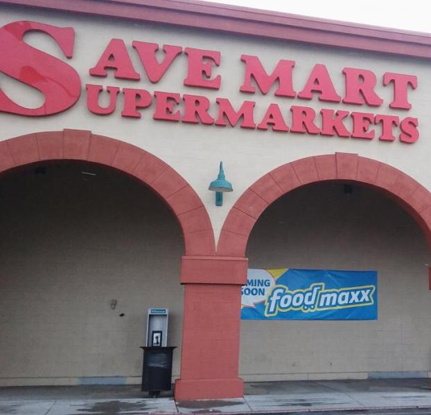 Photo by Brett Fisher. The old Save Mart on Highway 50 East closed March 26 to make way for FoodMaxx.