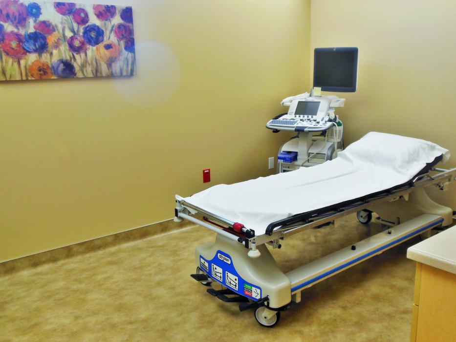 An ultrasound room at the new Carson Tahoe Breast Center.