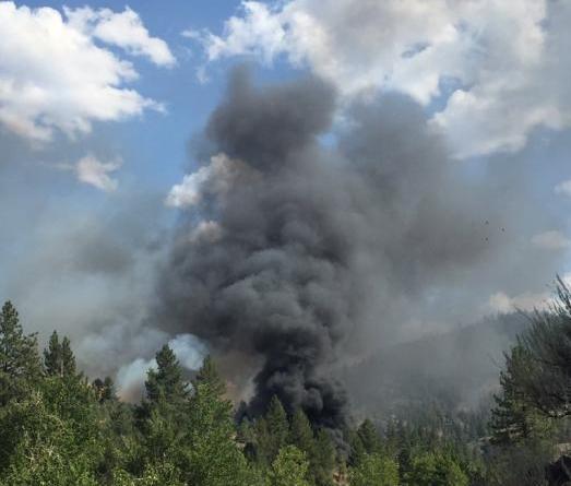 Photo of Carson Fire by Jeff Cheetham