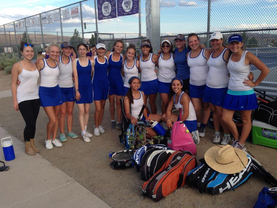 Carson High School girls tennis team.
