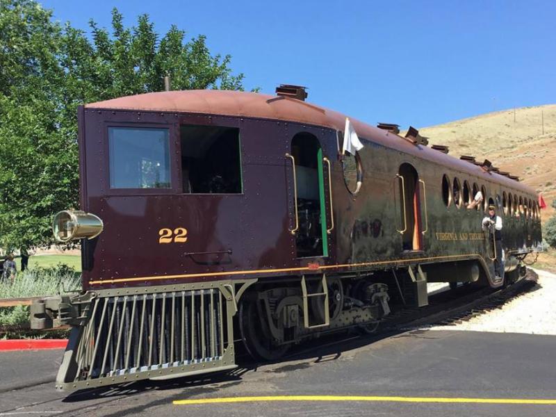 Nevada State Railroad Museum in Carson City offers rides Sunday aboard the McKeen Motor Car.