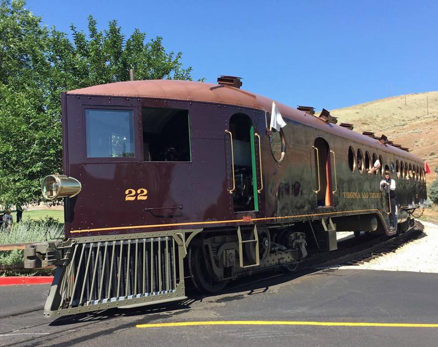 Nevada State Railroad Museum in Carson City offers rides Sunday aboard the McKeen Motor Car. 