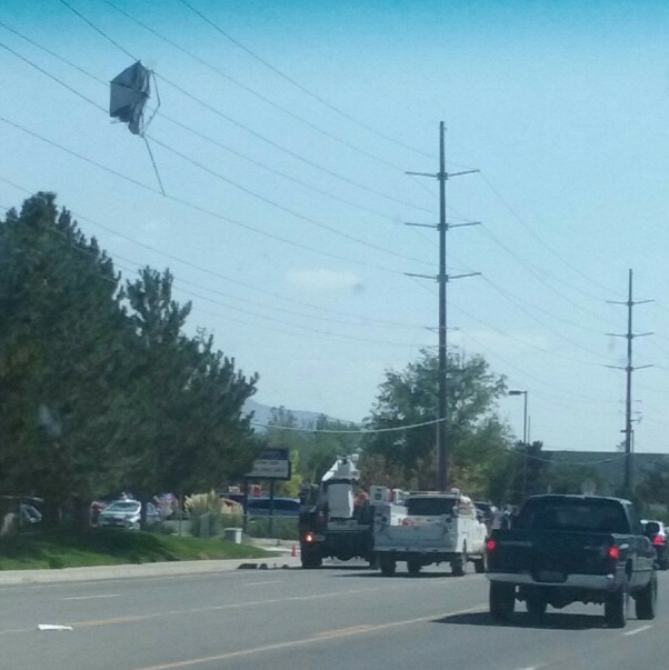 Crews on Saliman near Fremont School. Photo by Brett Fisher