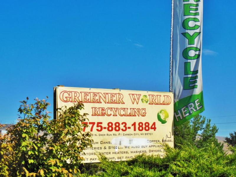 Photos by Brett Fisher. Greener World Recycling at 3150 Deer Run Road.