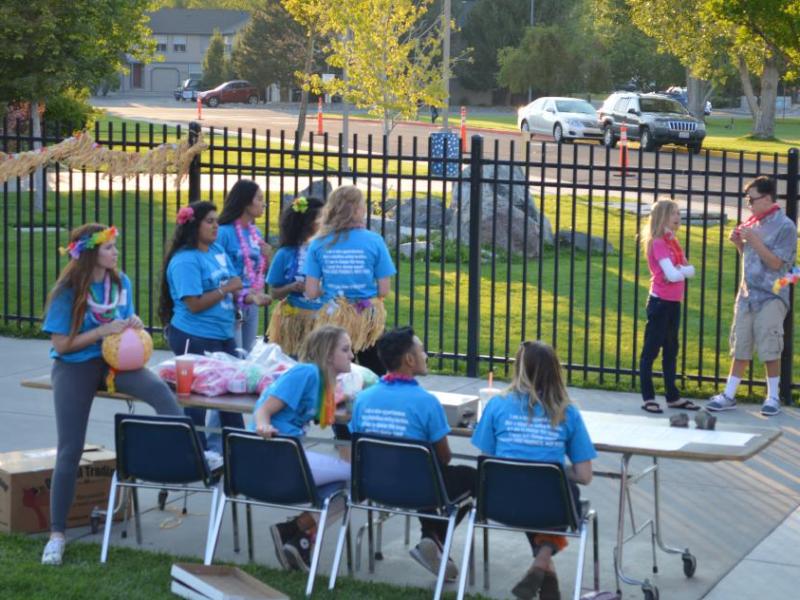 Members of the Carson High School Link Crew.