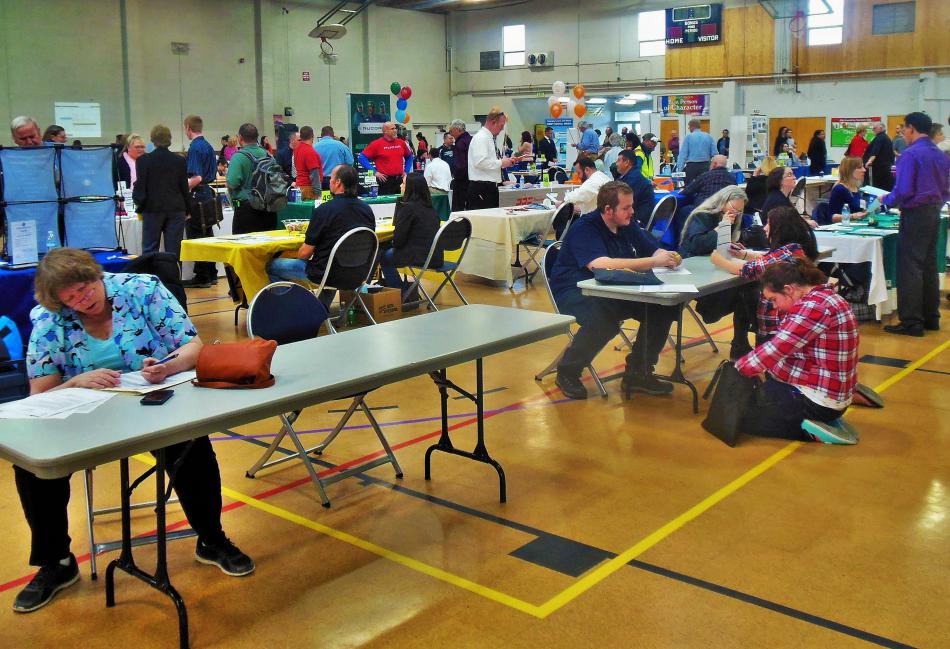 CCHHS Job Fair held in February at the Carson City Community Center.
