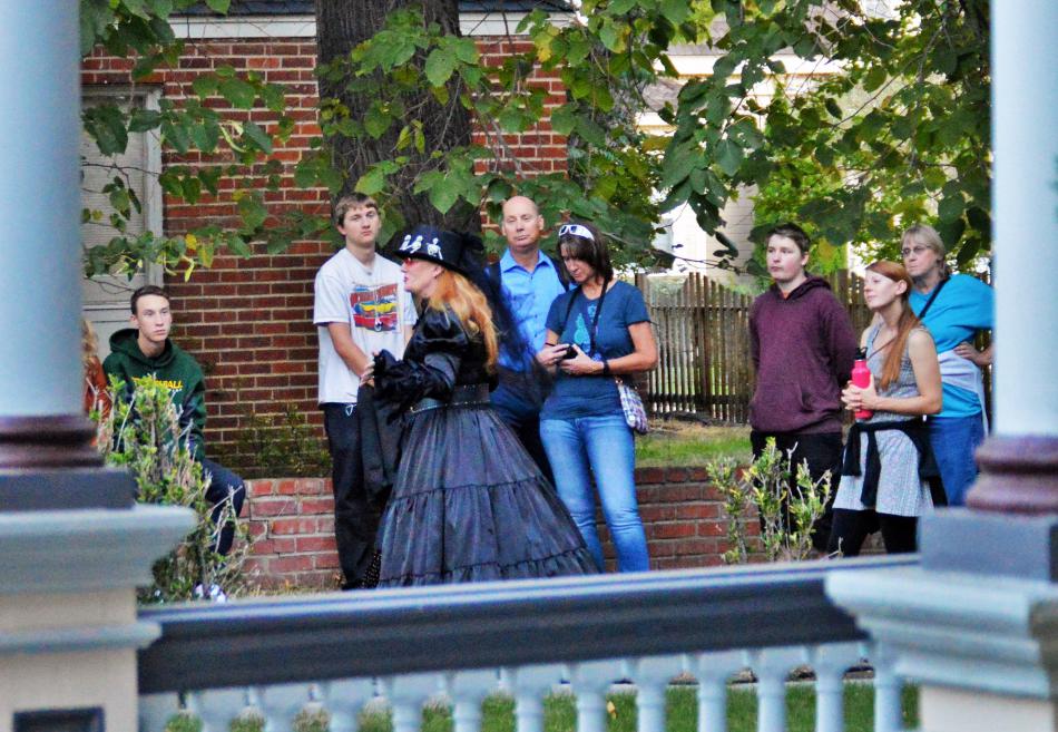 The Ghost Walk tour at the Ferris Mansion.
