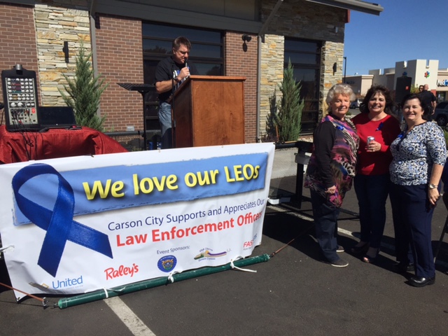 Law Enforcement Appreciation Day was organized by Carol Howell, PJ Degross and Carson City Supervisor Lori Bagwell.