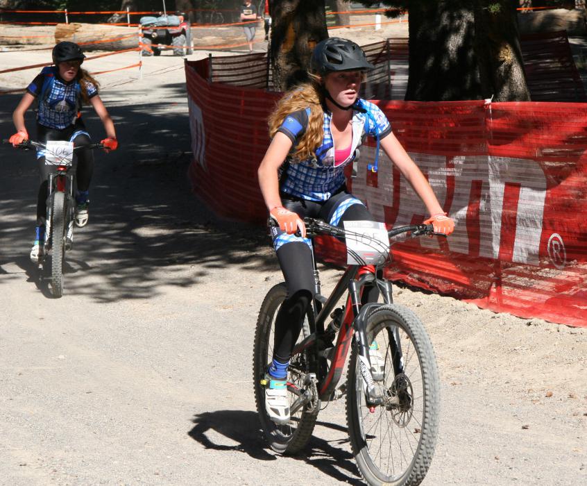 Mallory Otto at the High Sierra Cut at Mammoth Lakes.