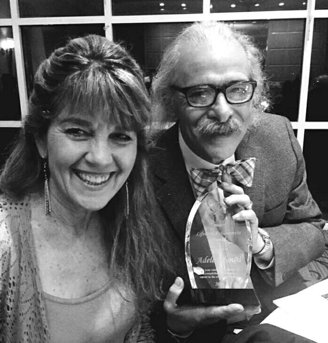 Karen and Charlie Abowd at Thursday's awards gala in Las Vegas.