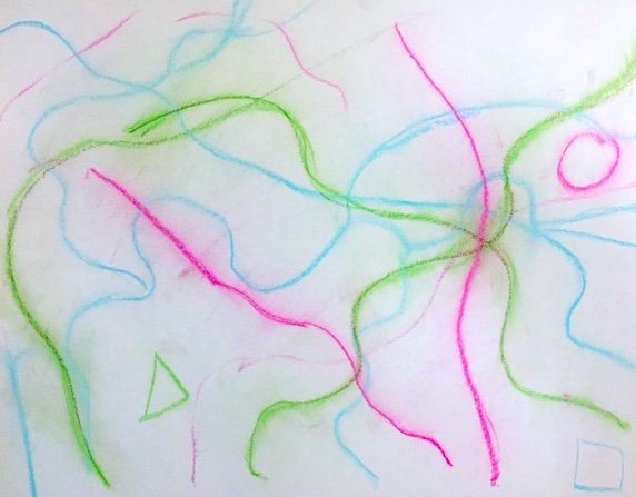 Artwork courtesy Monica Campbell, MFT. Art object as therapy exercise by Alicia.