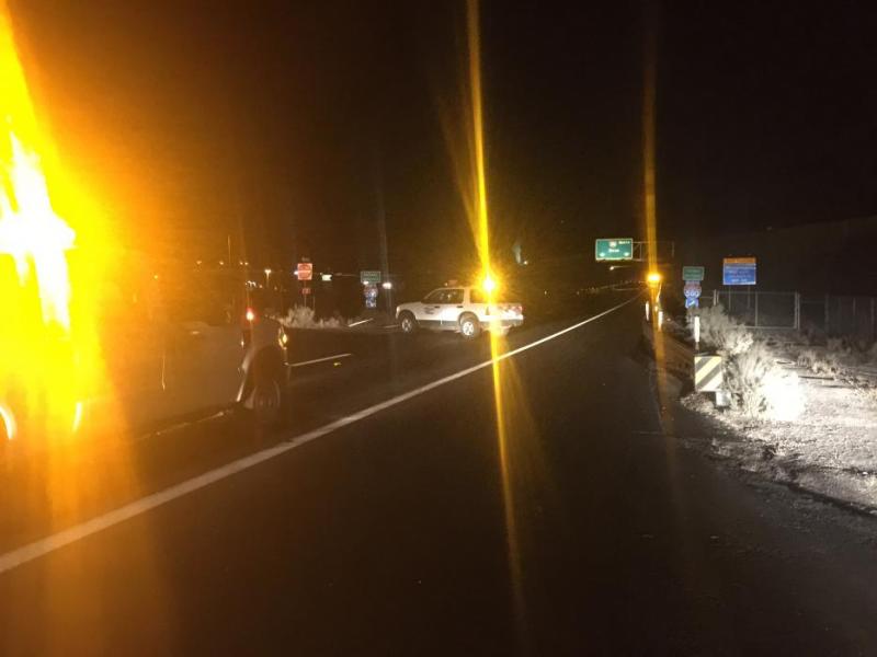 North Carson Street near the I-580 freeway entrance in Carson City was closed Saturday morning due to a motorcycle fatality.